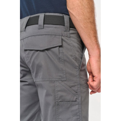 Multi pocket workwear Bermuda shorts